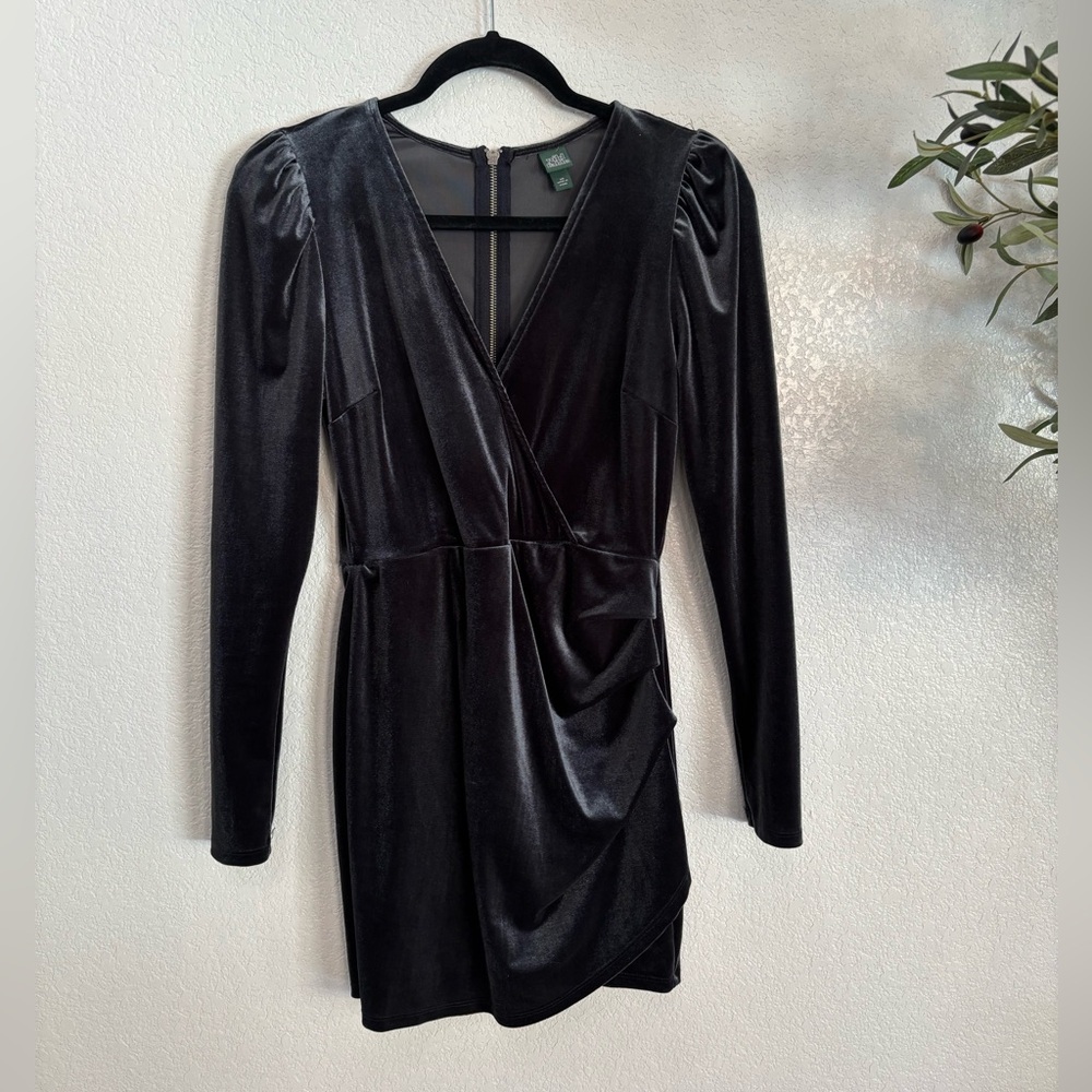 Wild Fable Long Sleeve Velvet Dress